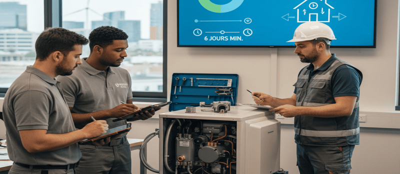 Formation en pompe à chaleur avec CPF