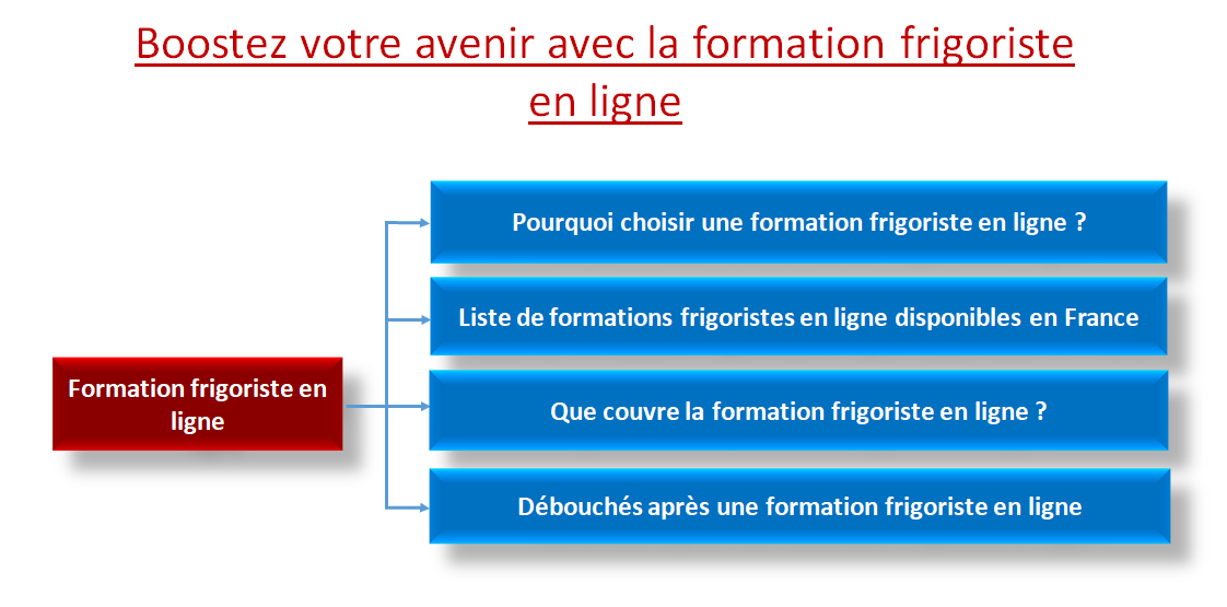Formation frigoriste en ligne 